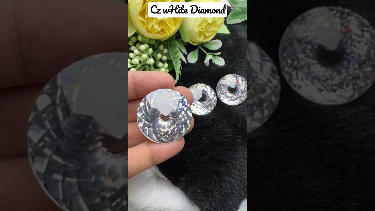 Cubic zirconia 30mm Round Ready to ship