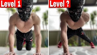 Push Ups Levels 1 - 10 Which Level Are You ? 