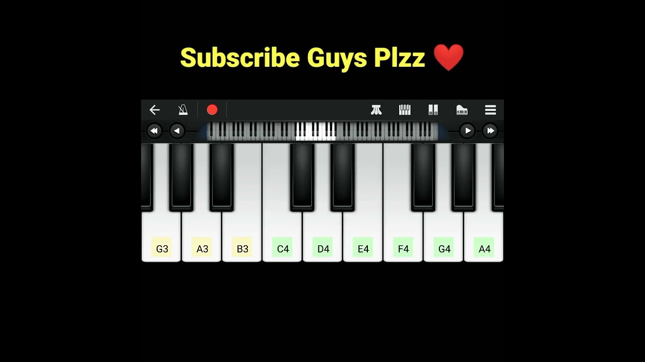 Instagram Trending Piano Tutorial On Walk Band