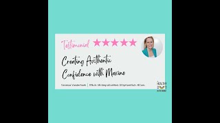 Upgrading confidence, self-worth and health - testimonial from Maxine