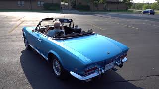 1969 Fiat 124 Spider at BringaTrailer auctions quick drive