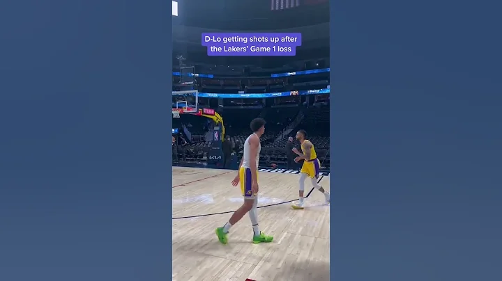 After scoring only 8 points, D-Lo stayed on the court for about 30 minutes to get up shots | #shorts