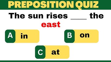 Preposition Quiz: 98% CANNOT SCORE 10/10 ON THIS SIMPLE QUIZ | English Preposition Quiz #1