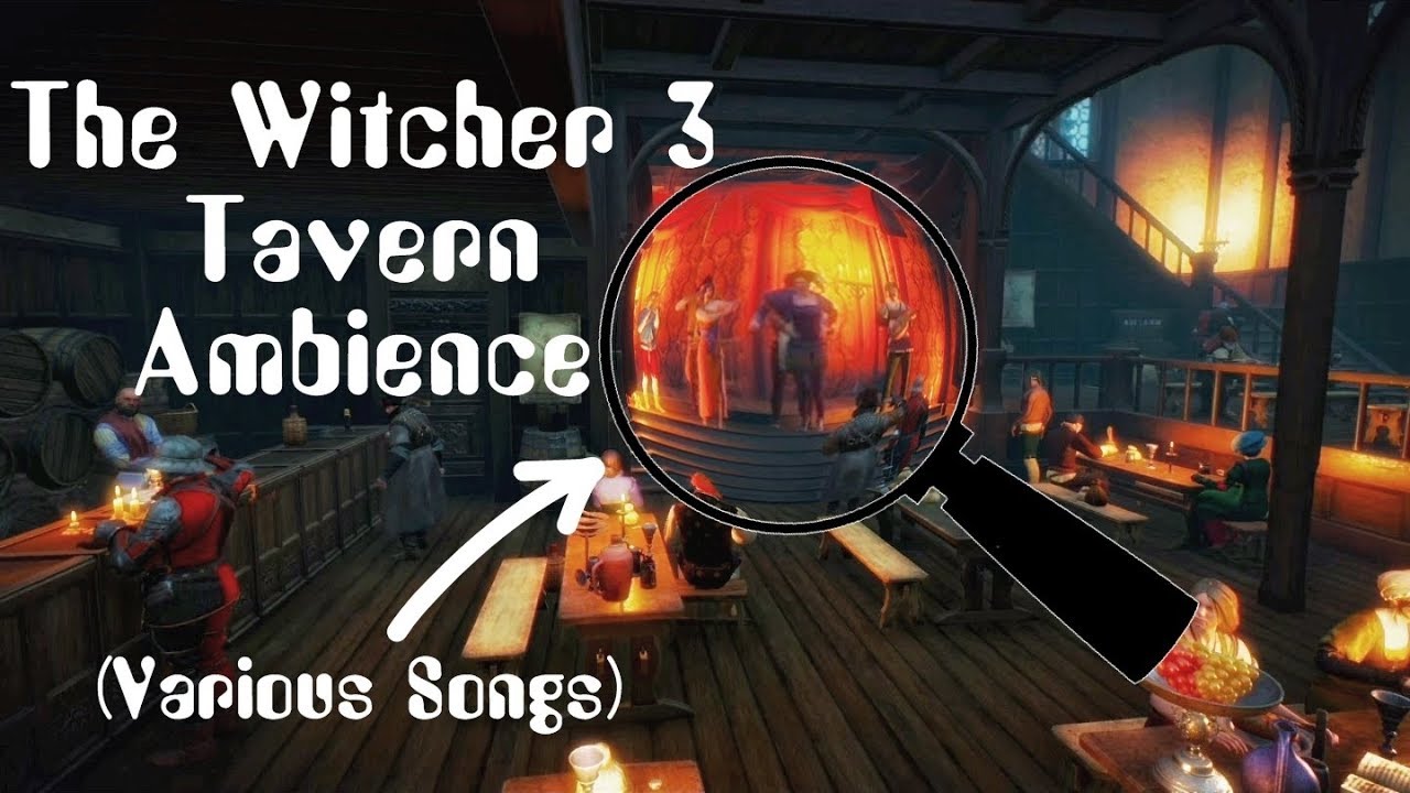 The Witcher 3 The Kingfisher Inn Ambience (1 Hour) YouTube