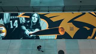 Epic Wall Mural at UW–Oshkosh with Art City Wraps and GF 885AE RoughMark™