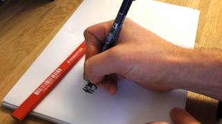 Brush Script - Upside Down & Back To Front.