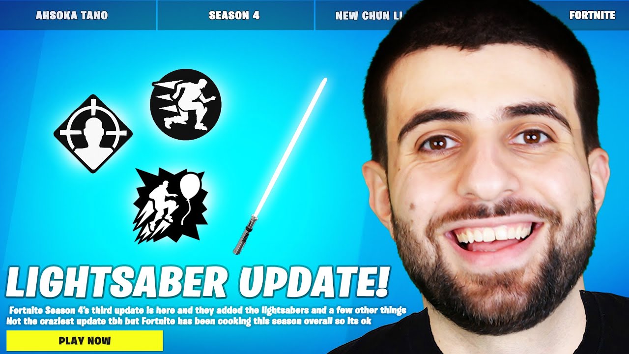 Fortnite Season 4's LIGHTSABER Update!
