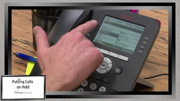 Holding a Call on Your Avaya Phone