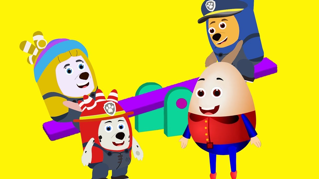 games people play PAW Patrol Episode 11 - Eat too Much Candy Vs Play Seesaw with Surprise Eggs | Cartoon for Kids