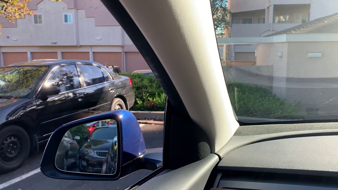 Tesla Model Y - side mirror poor visibility