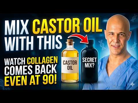 Senior's Never Use Castor Oil Alone! Mix This Oil to Boost Collagen & Fades Wrinkles|| Dr. Mandell