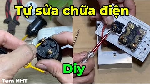Hướng dẫn cách gắn dây điện vào đuôi treo bóng đèn và bảng điện công tắc điều khiển ổ cắm điện #diy