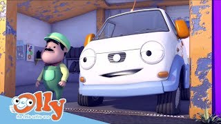 Cars For Kids - Fixing Olly Transport For Kids Olly The Little White Van