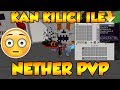 TITANYUMDA BIR ILK KAN KILICI ILE NETHERA GIRMEK !! SONOYUNCU TITANYUM NETHER PVP