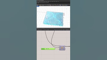 Parametric Table (Rhino Grasshopper Field) #shorts