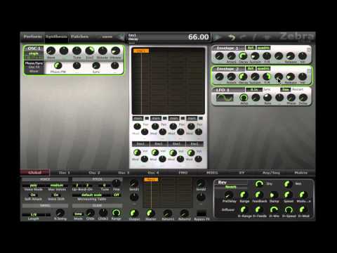 Zebra2 Mini-Tutorial #05 - Envelope Loop FM