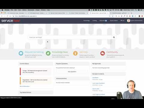 Edit and create a dynamic custom footer for ServiceNow Service Portal
