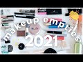 ALL OF MY MAKEUP EMPTIES FROM 2021: End of the Year Panning Goals Update & the Products I Used Up