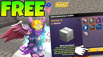 How To Get FREE VIP ITEMS in SkyBlock Blockman go UPDATE