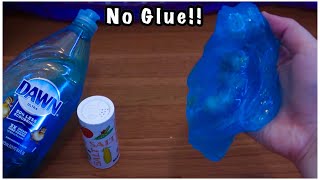 Dish Soap Slime!! 💧 How To Make No Glue Slime With Salt!! screenshot 3