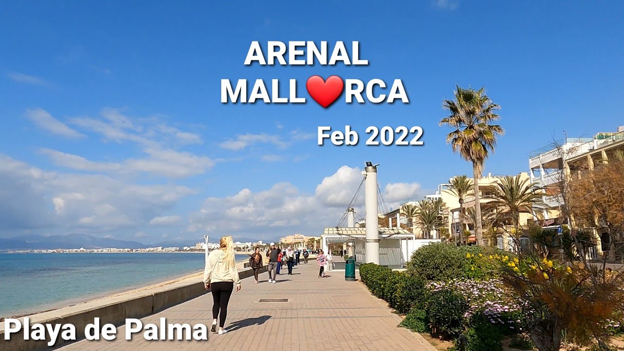🇪🇸 Arenal 📸 Mallorca 🌴 Playa de Palma 🌊 6 February | Walking tour from Ballermann 1 to Ballermann 6