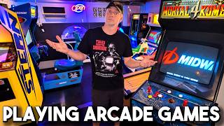 Let's Play Arcade Games - MK4, Hydro Thunder, BloodStorm, Karate Champ