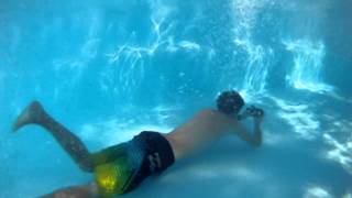 Italian Pool Party - GoPro Underwater Pool Fun.