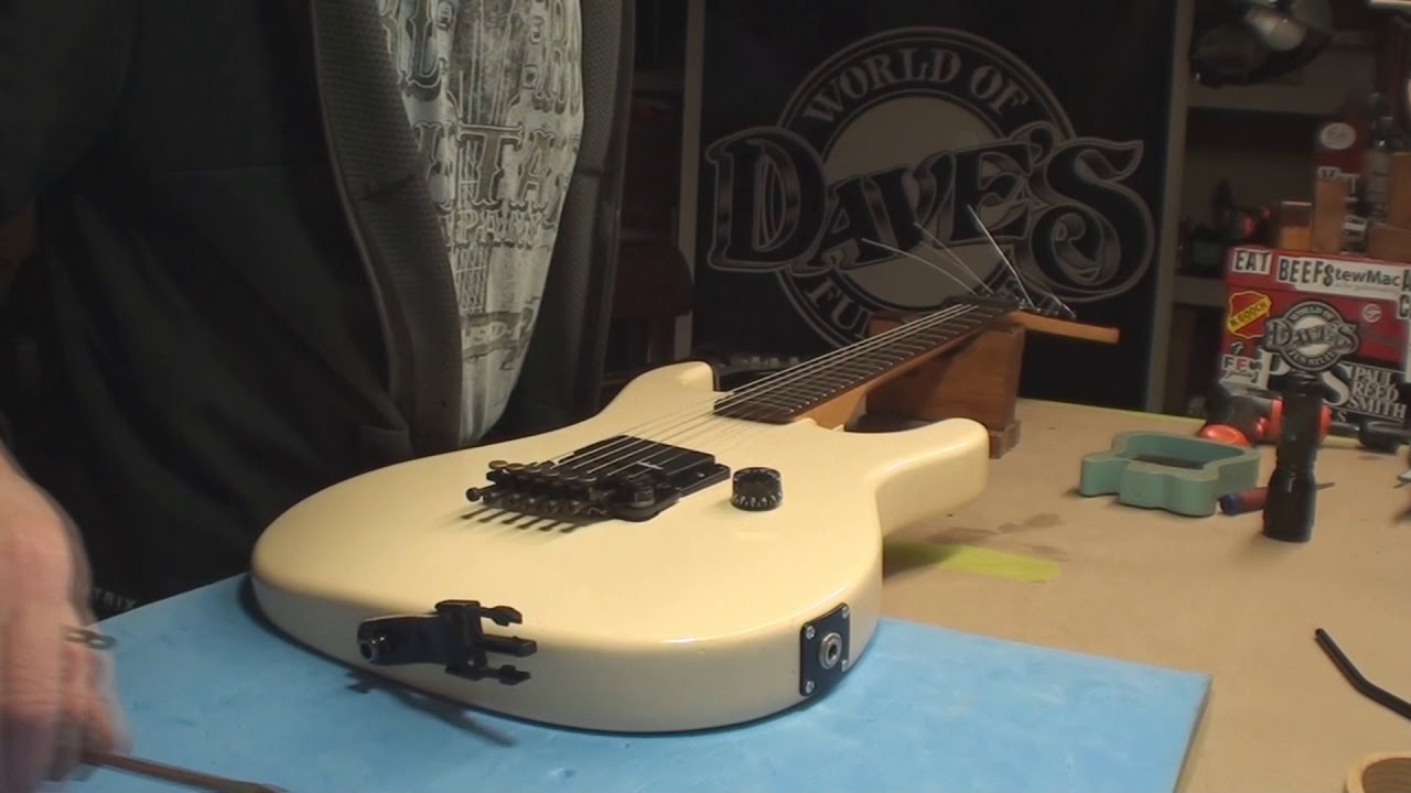 Kramer Guitar with Floyd Rose Issues Part 2 - YouTube