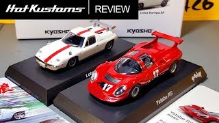 Kyosho The Circuit Wolf Lotus Europa And Yatabe RS Unboxing | Disappointing