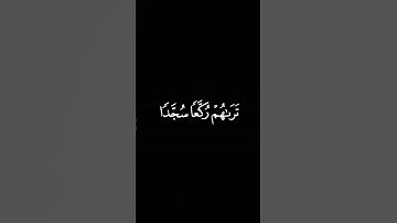 (محمد رسول الله)(القارئ الشيخ ياسر الدوسري)(كرومات قرانيه شاشه سوداء)