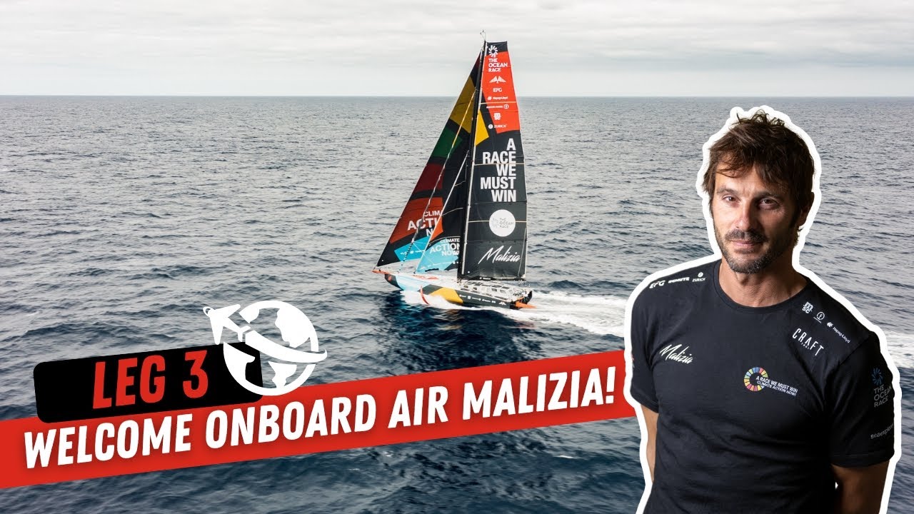 Day 10 - Leg 3 - The Ocean Race - Welcome Onboard Air Malizia! ✈️