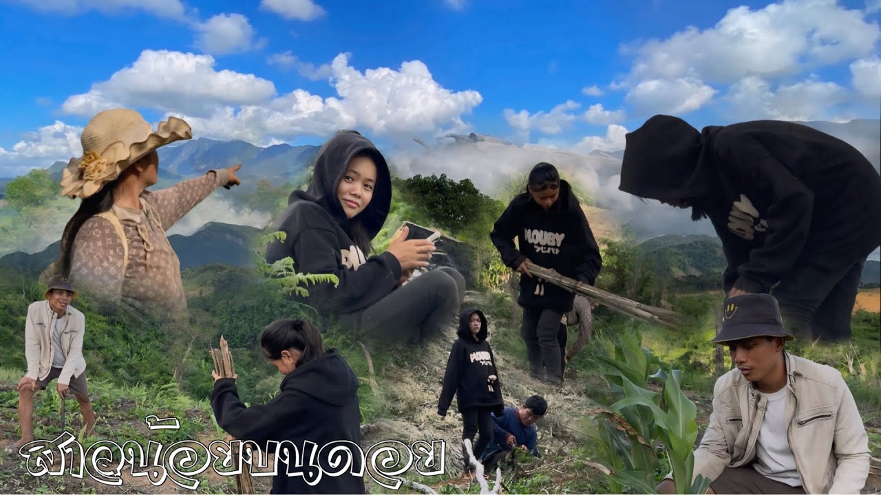 ตามติดชีวิตน้องแคะโจสาวน้อยชนเผ่าเมี่ยน//ทำไร่ทำสวน