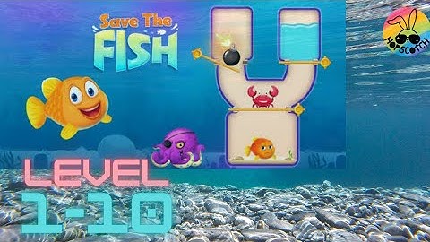 Save The Fish - Levels 1-10 Gameplay Walkthrough (Android,iOS)