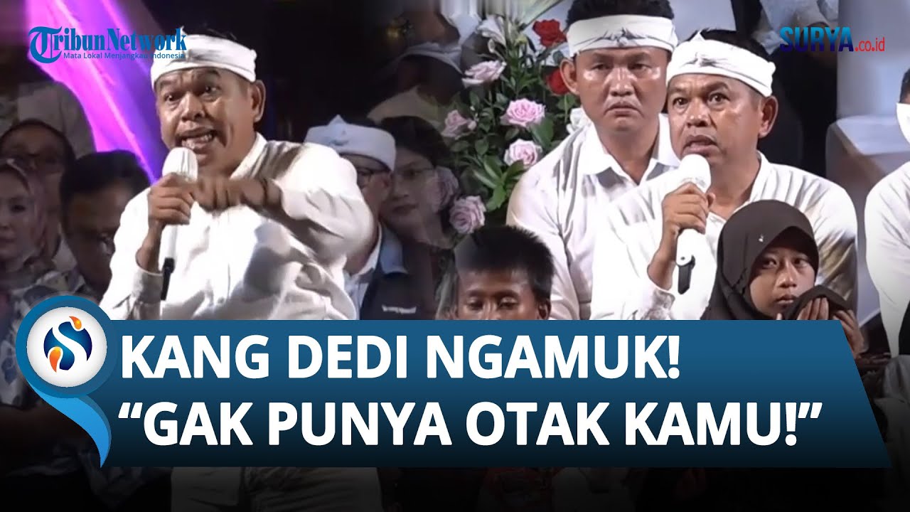 DEDI MULYADI NGAMUK saat Acara Bantu Warga DIGANGGU Fans Persikas: Gak Punya Otak!