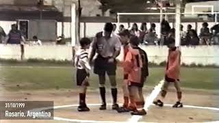 Leonel Messi 1999 in Rosario Argentina, and Newell's Club