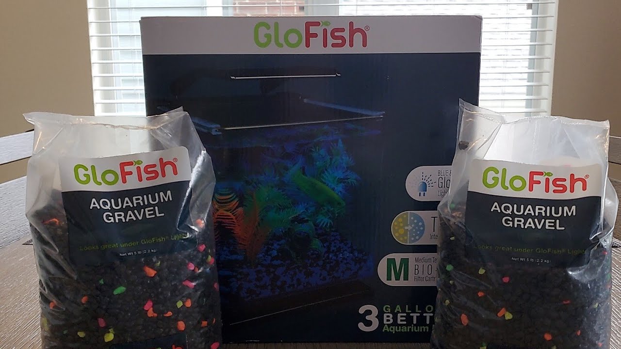 (Betta fish)"Unboxing New Glofish 3 Gallon Betta Aquarium Kit" YouTube