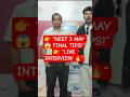 NEET 2026 Last-Minute Tips 🔥 | Live Interview at Unacademy Agra Center | Tushar Singhal Sir