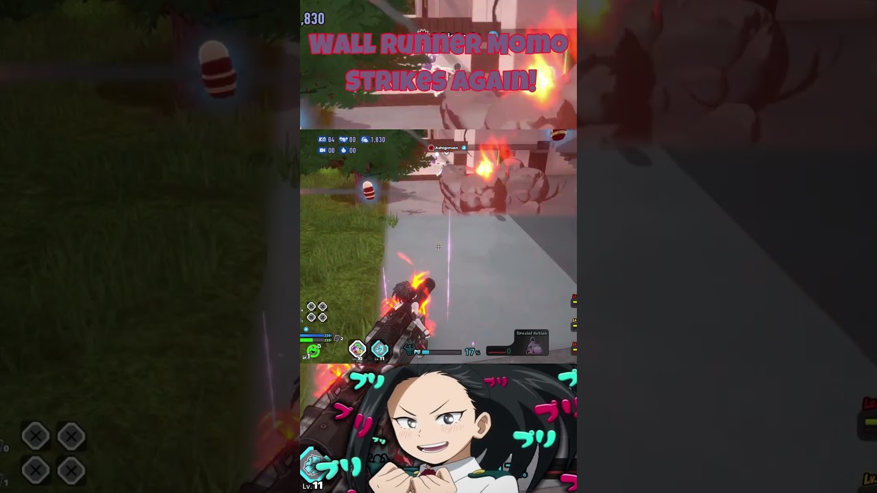 Wall Runner Momo Strikes Again in My Hero Ultra Rumble