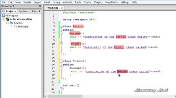 073  Order of Execution of Constructors and Destructors in Inheritance in C++