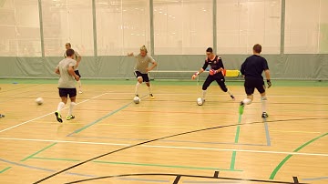 Futsal Training Drill: Receiving Turning and Facing Level 1 (Beginner)
