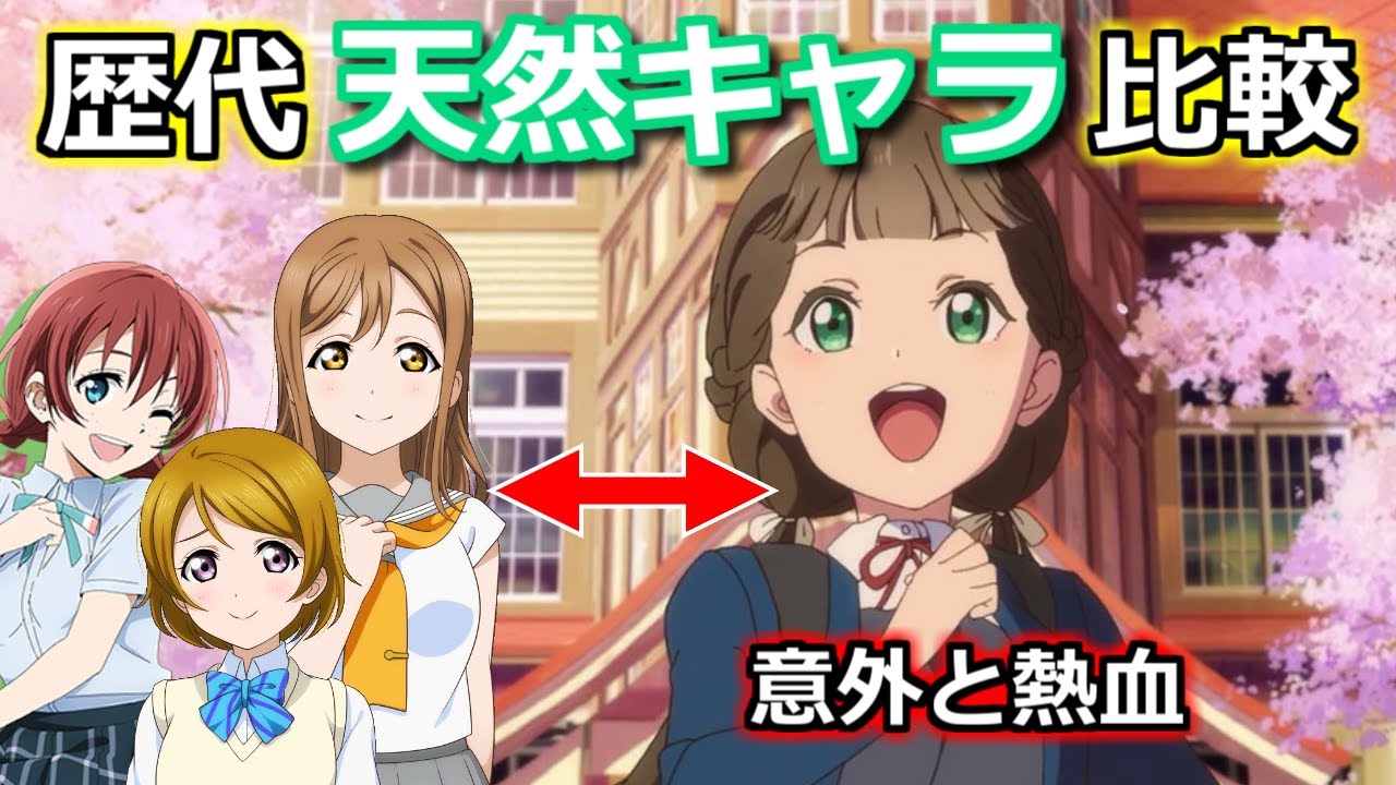 ラブライブ スーパースター 2期 桜小路きな子を過去作のキャラと比較 天然系だけど意外に熱血 ボイスロイド解説 Youtube