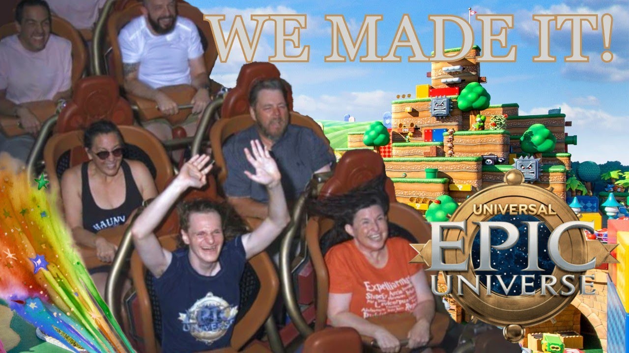 WE WENT TO EPIC UNIVERSE!!! Day One Vlog