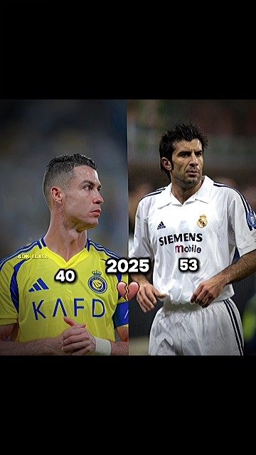 Ronaldo X Luis Figo🔥🤩 #shorts #cristiano #football #trending #fypシ