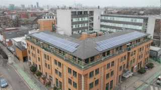 Solar panels being installed at King's (Timelapse)