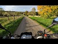 Autumn Evening Motorbike Ride Through Withington & The Cotswolds - Lexmoto Venom 125cc
