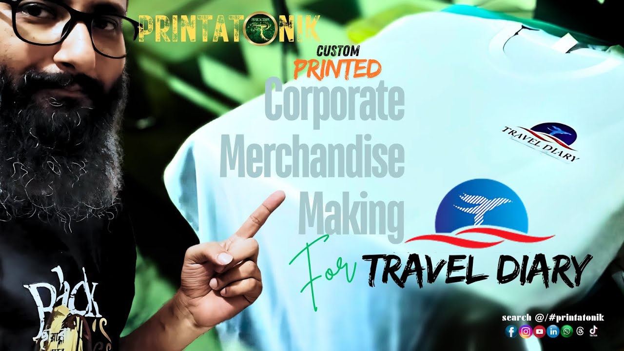 Custom Printed Corporate Merchandise Making For Travel Diary I Screen Print I Sublimation Print
