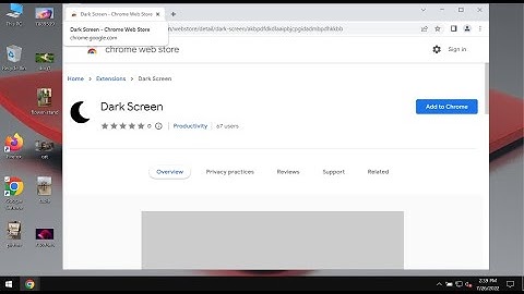 Dark Screen adware-type extension (removal guide).