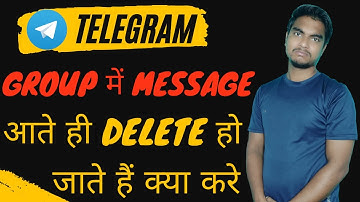 Fix telegram bot problem | How to solve auto delete message problem in telegram group | Telegram