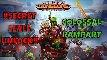 Minecraft Dungeons Howling Peaks DLC - Secret Level Unlock - Colossal Rampart