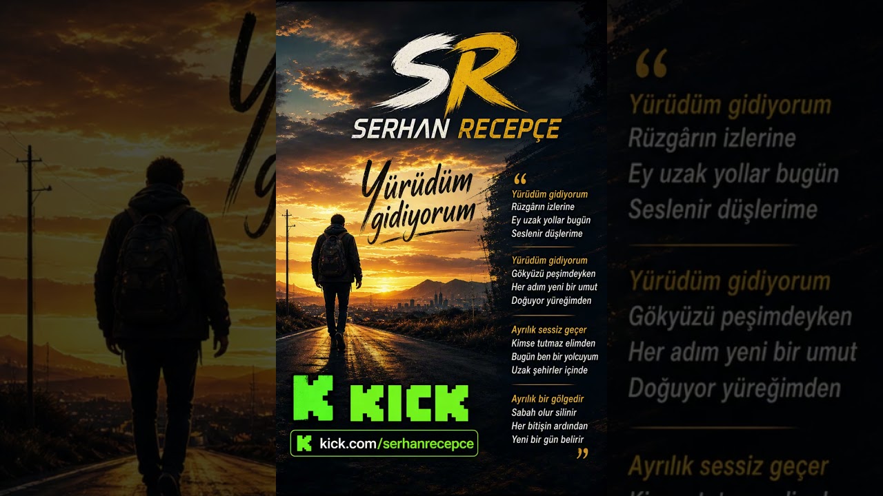 Yürüdüm gidiyorum